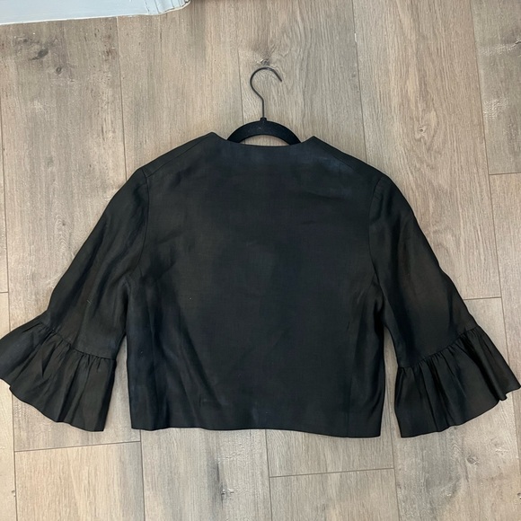 Ralph Lauren black label linen cropped blazer jacket - Picture 6 of 11